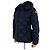 Chaqueta corta acolchada con capucha para mujer Moncler Mesnil Azul