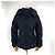 Chaqueta corta acolchada con capucha para mujer Moncler Mesnil Azul - vista 3