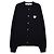 Comme Des Garcons Weißer Strickcardigan mit Herzmuster - Ansicht 3