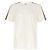 Burberry Baumwoll-T-Shirt mit Karoe-Besatz Weiß