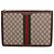 Gucci Clutch a righe Ophidia Portfolio Multicolore