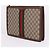 Gucci Clutch a righe Ophidia Portfolio Multicolore - vista 3