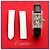 Cartier Reloj de mujer de oro blanco Original Diamond American Tank Small con doble hebilla D en oro - vista 23
