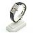 Cartier Reloj de mujer de oro blanco Original Diamond American Tank Small con doble hebilla D en oro - vista 7