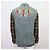 Gucci Check Sleeve Back Logo Lettering Men's Denim Jacket - view 4