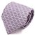 Hermès Purple Wave Dot Pattern Silk Men's Tie