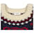 Céline Fair Isle Triomphe Strickpullover für Damen Weiß  - Ansicht 4
