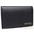 Gucci Black Logo Leather Card Case Wallet - view 3