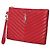 Saint Laurent Clutch Matelassé Small Rosso - vista 2