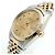 Rolex Relógio Datejust Masculino Combi Champagne Gold Original Diamond Dourado - vista 10