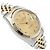 Rolex Relógio Datejust Masculino Combi Champagne Gold Original Diamond Dourado - vista 11