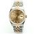 Rolex Relógio Datejust Masculino Combi Champagne Gold Original Diamond Dourado - vista 8