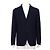 Louis Vuitton Blazer classico in lino blu navy da uomo