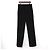 Louis Vuitton Pantaloni da uomo in cotone nero con spacco