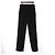Louis Vuitton Pantaloni da uomo in cotone nero con spacco - vista 4