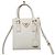 Prada Borsa tote a spalla in pelle Saffiano Bianco