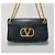 Valentino Borsa a Spalla Logo Rockstud Chain Argento - vista 2
