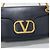 Valentino Borsa a Spalla Logo Rockstud Chain Argento - vista 3
