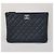 Chanel Clutch Black Caviar con logo CC Nero - vista 2