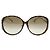Gucci Gafas de sol oversize con estampado de leopardo Castaño