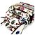 Mini borsa Christian Dior D-LITE Lady Multicolore - vista 6