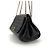 Chanel Borsa a tracolla a fisarmonica in agnello laccato cioccolato Nero - vista 3