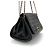 Chanel Borsa a tracolla a fisarmonica in agnello laccato cioccolato Nero - vista 4