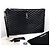 Saint Laurent Clutch trapuntata Large Nera Nero