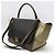 Céline Trapeze Schultertasche mit Goldakzenten Braun - Ansicht 2