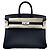 Hermès Birkin Togo Schwarz mit Silberhardware