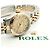Rolex Datejust Combi Damen Uhr Original Ten Point Diamond Golden - Ansicht 23