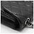 Chanel Borsa a tracolla Baguette Classic in agnello nero con catena argentata - vista 11