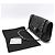 Chanel Borsa a tracolla Baguette Classic in agnello nero con catena argentata - vista 2