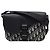Dior Borsa Saddle con tracolla in jacquard Oblique beige e nero Marrone