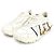 Valentino Sneakers basse White Leather Bounce VLTN da donna Bianco - vista 2