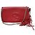 Gucci Borsa a tracolla in pelle con nappa rossa Soho con catena Rosso