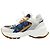 Louis Vuitton Sneaker Run in denim bianco e blu da donna - vista 6