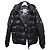 Moncler Casaco Maya acolchoado com penas Preto