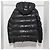 Moncler Casaco Maya acolchoado com penas Preto - vista 3