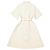 Burberry Refurbished Off White Kurzarm-Strukturkleid Weiß - Ansicht 6