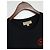Burberry T-shirt a maniche corte nera con logo ricamato rotondo da uomo Nero - vista 3