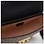 Gucci Borsa a tracolla e borsa crossbody GG Supreme Web Padlock Medium Marrone - vista 14