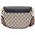 Gucci Borsa a tracolla e borsa crossbody GG Supreme Web Padlock Medium Marrone - vista 3