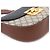 Gucci Borsa a tracolla e borsa crossbody GG Supreme Web Padlock Medium Marrone - vista 5