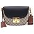 Gucci Borsa a tracolla e borsa crossbody GG Supreme Web Padlock Medium Marrone - vista 8