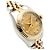 Rolex Lady Datejust Combination Damenuhr Original Ten Point Diamond Computer Dial Golden - Ansicht 11