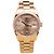 Rolex Relógio Day-Date Masculino em Ouro com Dez Diamantes Rose Gold