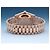 Rolex Relógio Day-Date Masculino em Ouro com Dez Diamantes Rose Gold - vista 9