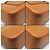 Louis Vuitton Borsa a tracolla e a spalla Gold Miel Epi Marelle Marrone - vista 10
