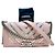 Chanel Borsa Boy Chevron Argento Serie Borsa a Spalla Medium Rosa